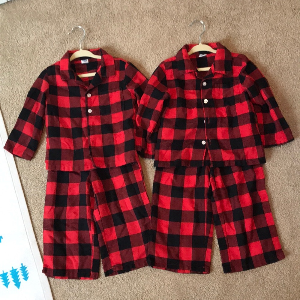 Sibling Set- marching Xmas Jammies!